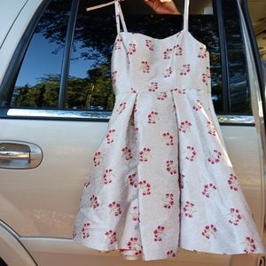 Dress with red flowers
